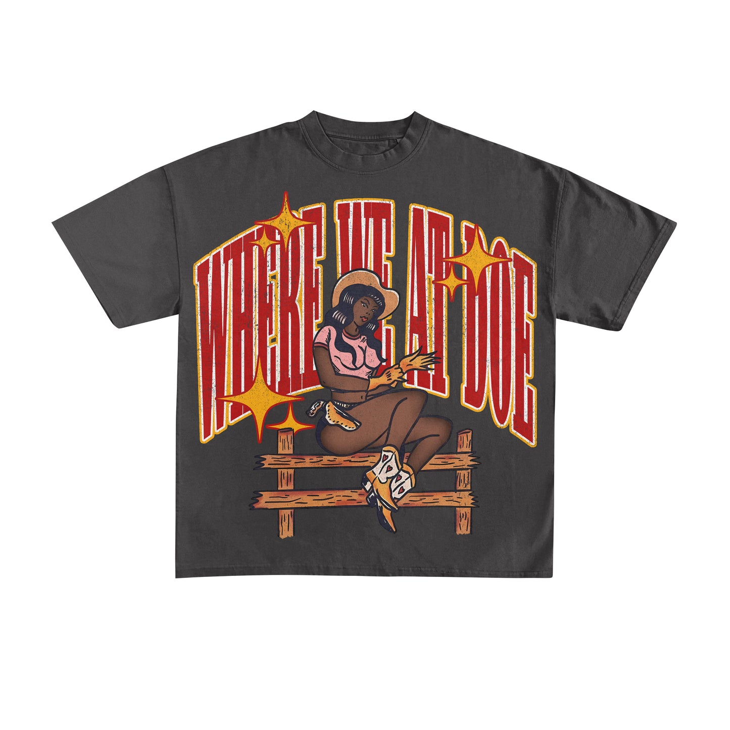 Pretty Girls Charcoal Tee