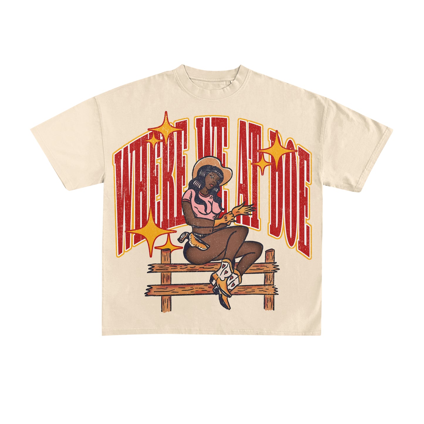 Pretty Girls Tan Tee