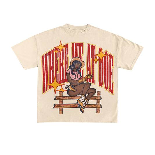 Pretty Girls Tan Tee