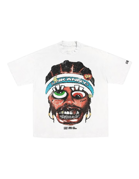 Unkanny Face Tee White